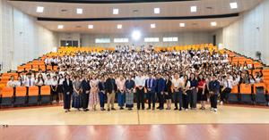 คณะศิลปศาสตร์จัดกิจกรรมปฐมนิเทศนิสิตคณะศิลปศาสตร์ ประจำปีการศึกษา 2568 > </a><div style=